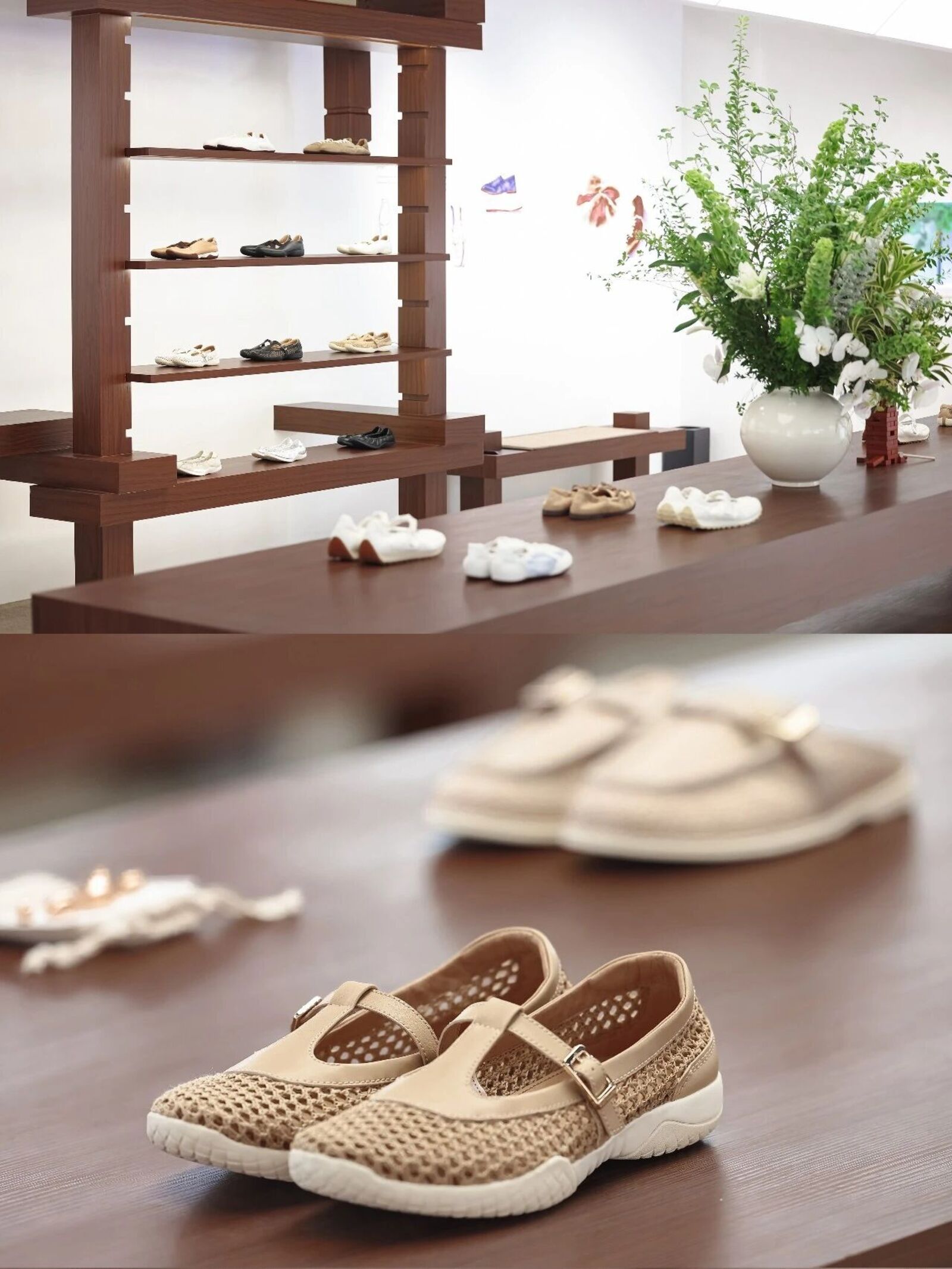 Central display and shelving